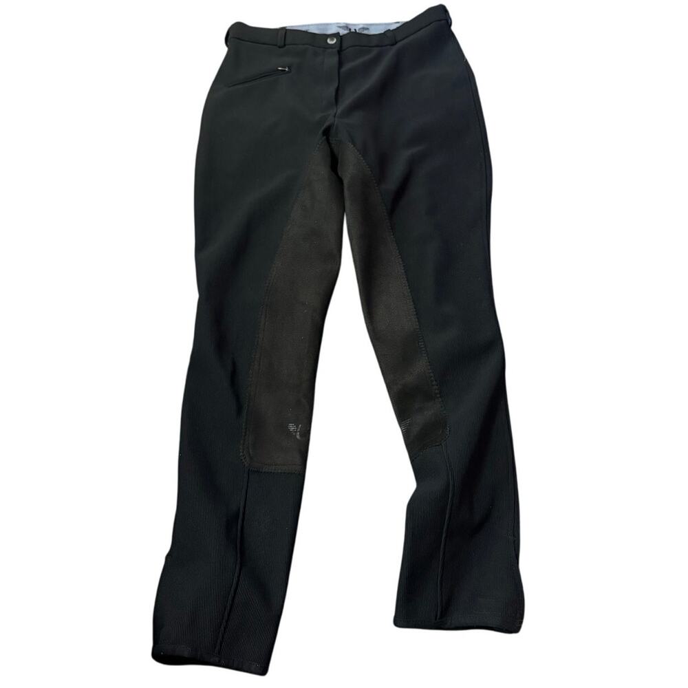 TuffRider RIBI Full Seat Riding Breeches, Equestrian, Black, Women's 32 Regular